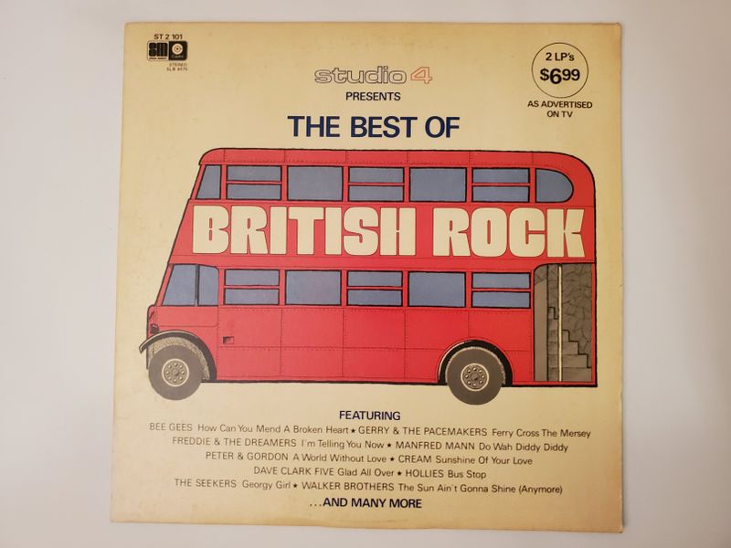 Various Artists The Best of British Rock vinyl record